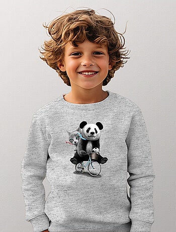 Sweat Enfant PANDA BICYCLE
