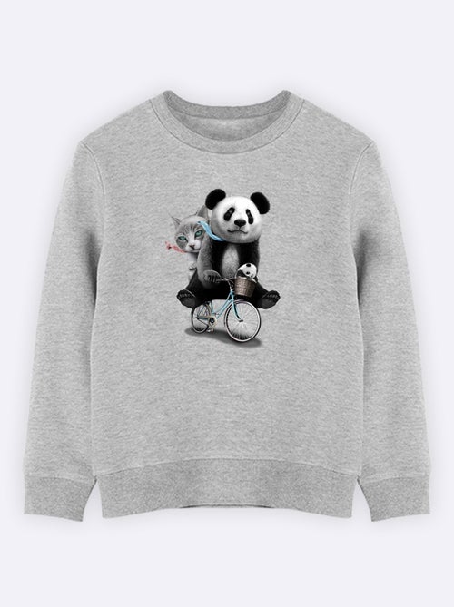 Sweat Enfant PANDA BICYCLE - Kiabi