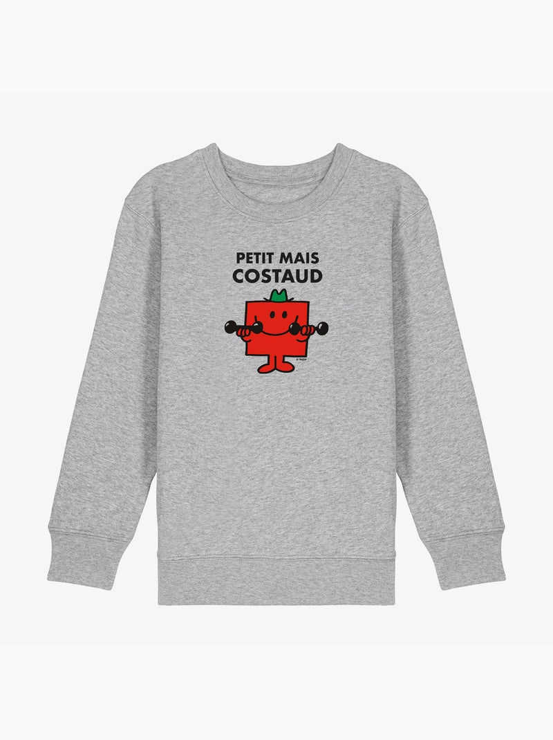 Sweat Enfant PETIT MAIS COSTAUD Gris chiné - Kiabi