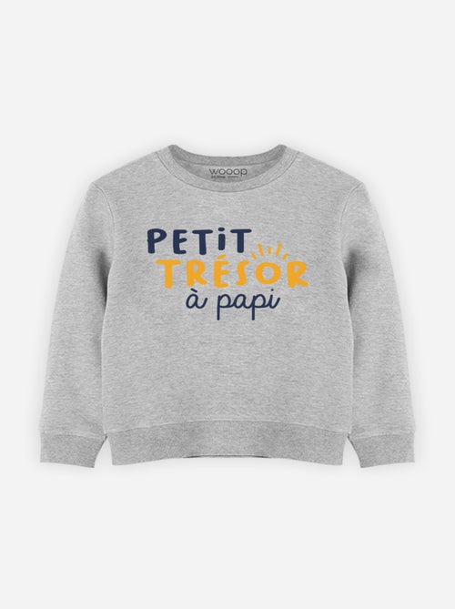 Sweat Enfant PETIT TRESOR A PAPI - Kiabi