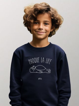 Sweat Enfant PHOQUE LA LIFE