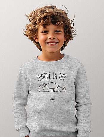 Sweat Enfant PHOQUE LA LIFE
