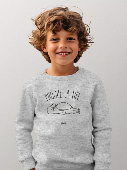 Sweat Enfant PHOQUE LA LIFE - Kiabi