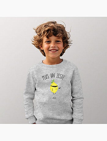 Sweat Enfant PLUS UN ZESTE