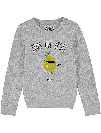 Sweat Enfant PLUS UN ZESTE