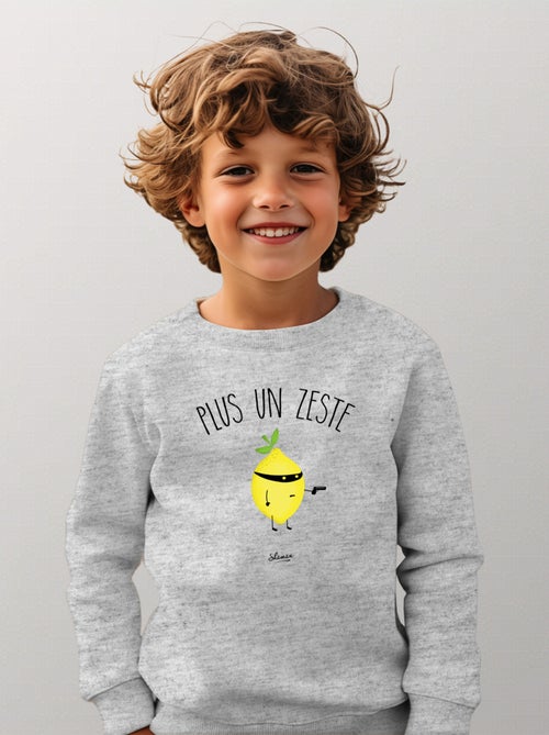Sweat Enfant PLUS UN ZESTE - Kiabi
