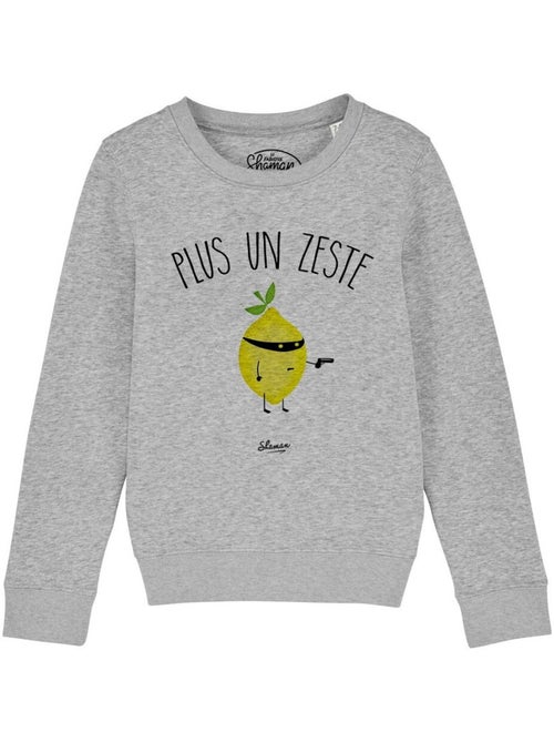 Sweat Enfant PLUS UN ZESTE - Kiabi