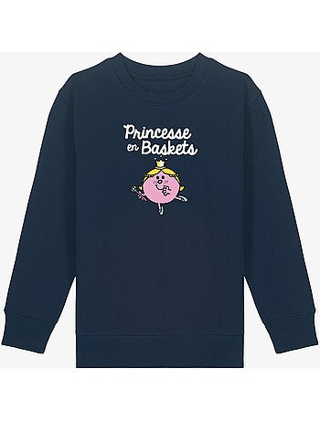 Sweat Enfant PRINCESSE EN BASKET