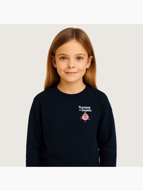 Sweat Enfant PRINCESSE EN BASKET CŒUR - Kiabi