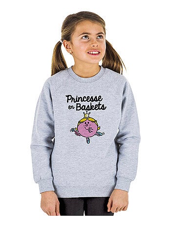 Sweat Enfant PRINCESSE EN BASKET