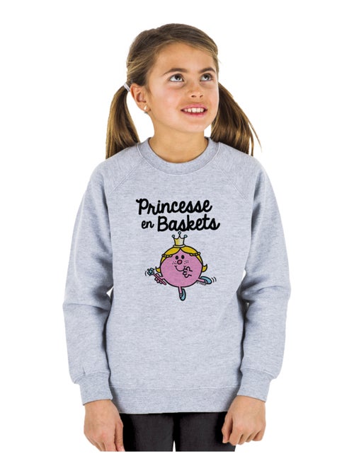 Sweat Enfant PRINCESSE EN BASKET - Kiabi