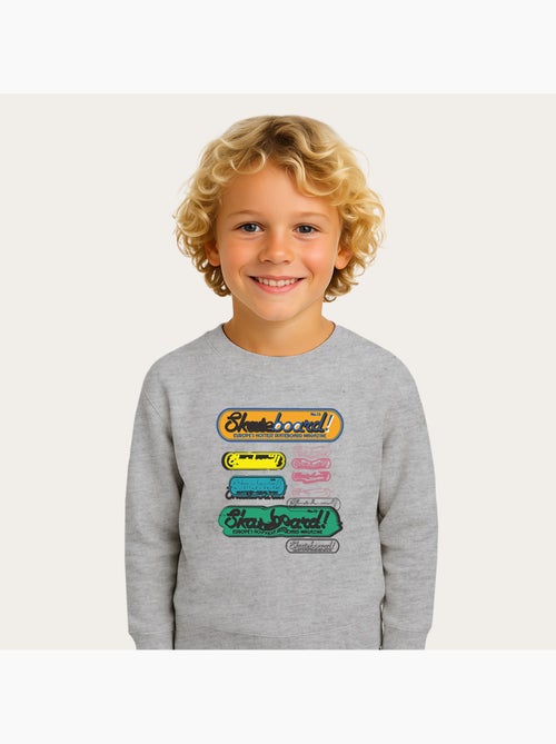 Sweat Enfant SKATEBOARD! MAGAZINE MORE STATIC - Kiabi