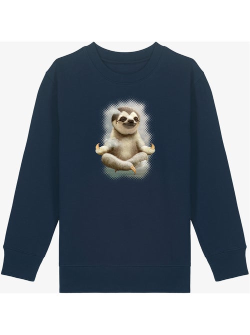 Sweat Enfant SLOTH MEDITATE - Kiabi