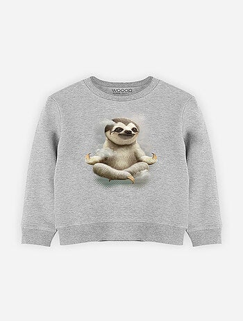 Sweat Enfant SLOTH MEDITATE
