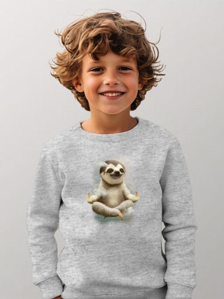 Sweat Enfant SLOTH MEDITATE