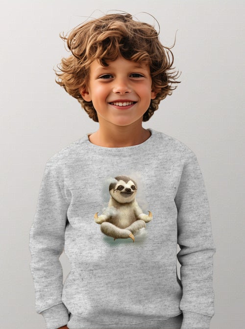 Sweat Enfant SLOTH MEDITATE - Kiabi