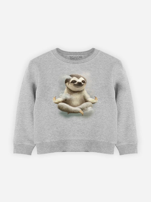 Sweat Enfant SLOTH MEDITATE - Kiabi