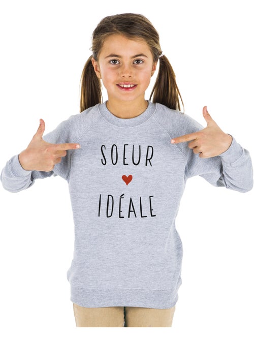 Sweat Enfant SŒUR IDEALE - Kiabi
