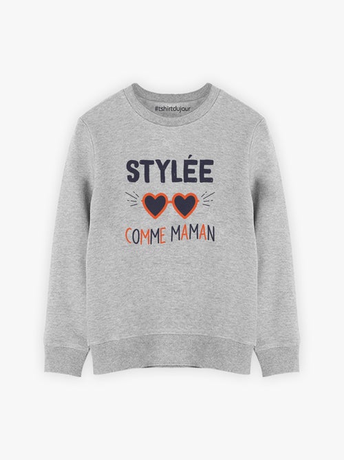 Sweat Enfant STYLÉE COMME MAMAN - Kiabi