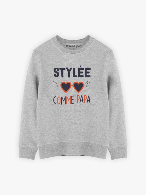 Sweat Enfant STYLÉE COMME PAPA - Kiabi