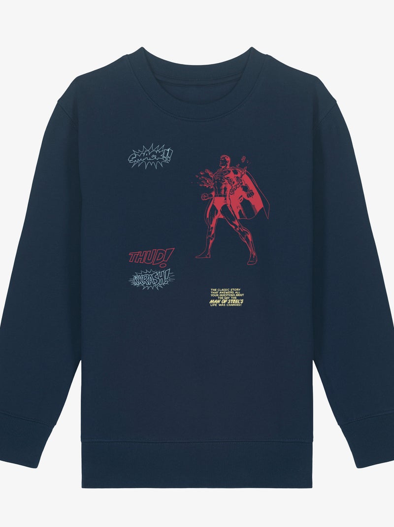 Sweat Enfant SUPERMAN 3 Bleu marine - Kiabi