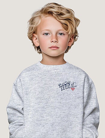 Sweat Enfant SUPERMAN THE MAN OF STEEL CŒUR