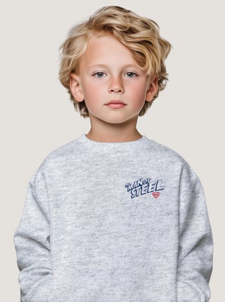 Sweat Enfant SUPERMAN THE MAN OF STEEL CŒUR