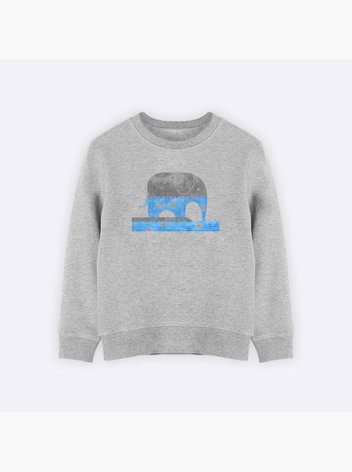 Sweat Enfant THIRSTY ELEPHANT - Kiabi Sweat Enfant THIRSTY ELEPHANT - Kiabi