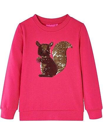 Sweat enfant vif pailleté écureuil - vidaxl