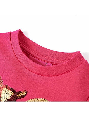 Sweat enfant vif pailleté écureuil - vidaxl