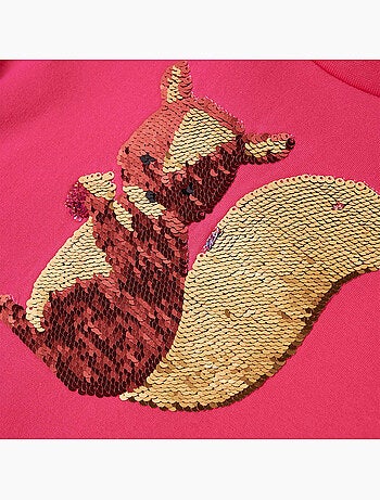 Sweat enfant vif pailleté écureuil - vidaxl