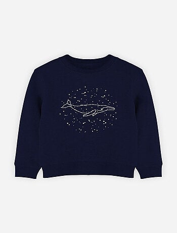Sweat Enfant WHALE CONSTELLATION