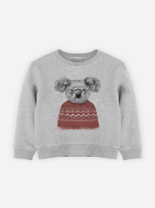 Sweat Enfant WINTER KOALA RED - Kiabi
