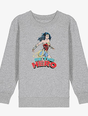 Sweat Enfant WONDER WOMAN BE THE HERO 2