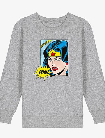Sweat Enfant WONDER WOMAN POW