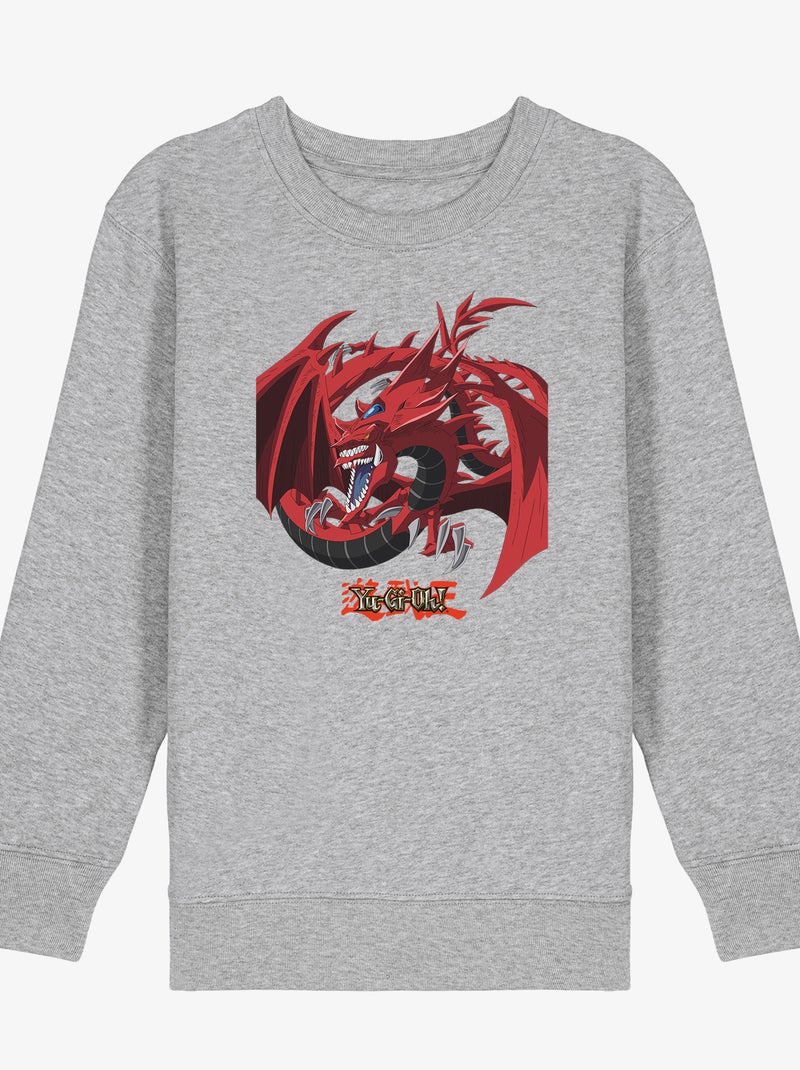 Sweat Enfant YU GI OH 5 Gris chiné - Kiabi
