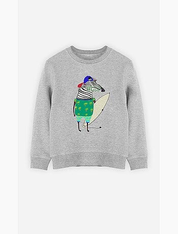 Sweat Enfant ZEBRA SURFER