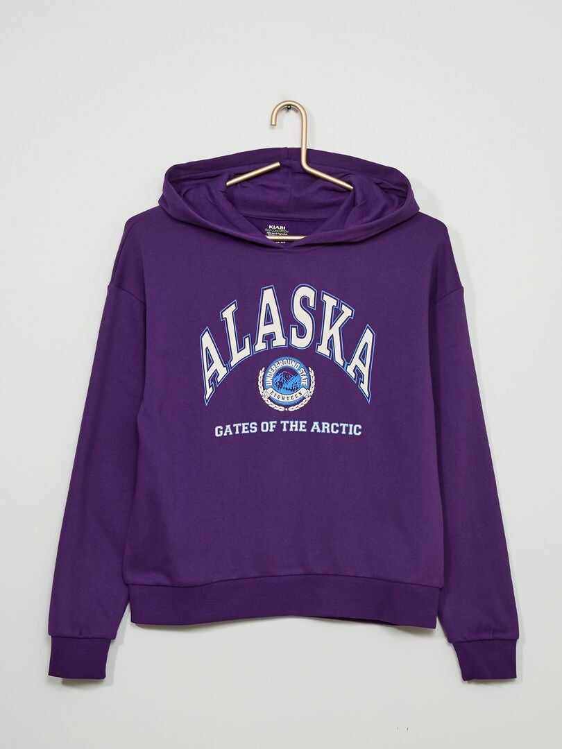 sweat asics fille violet