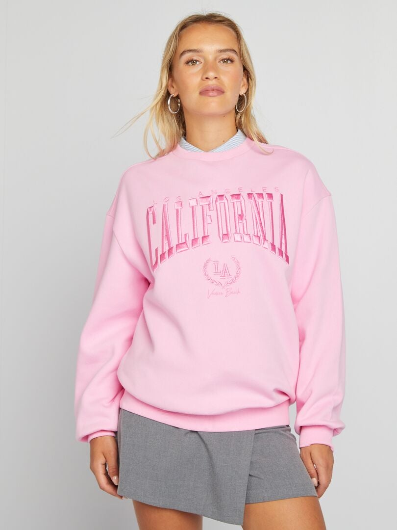 Sweat-shirt en jersey doux au toucher de viscose mélangée Oltre | La