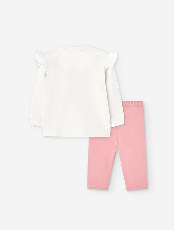 Sweat et pantalon en coton peigné