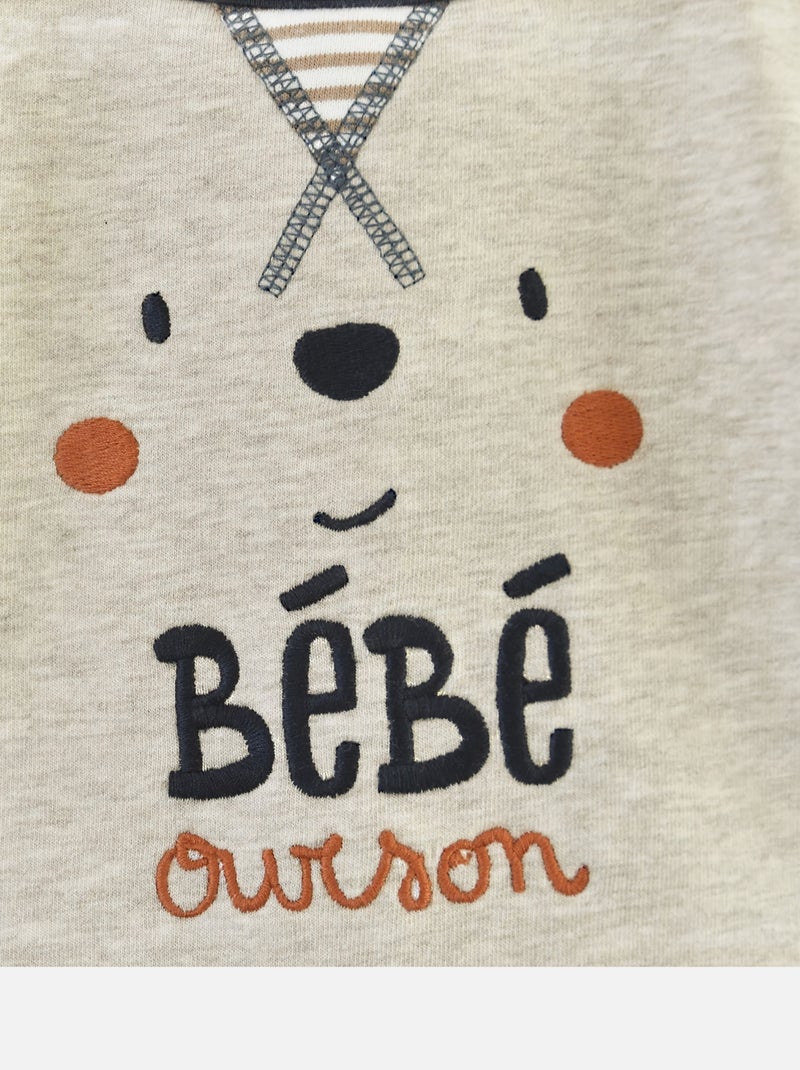 SWEAT ET PANTALON MOLLETON DONAL Rouge - Kiabi