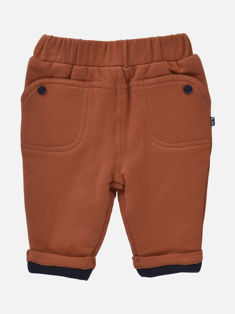 SWEAT ET PANTALON MOLLETON DONAL Rouge - Kiabi