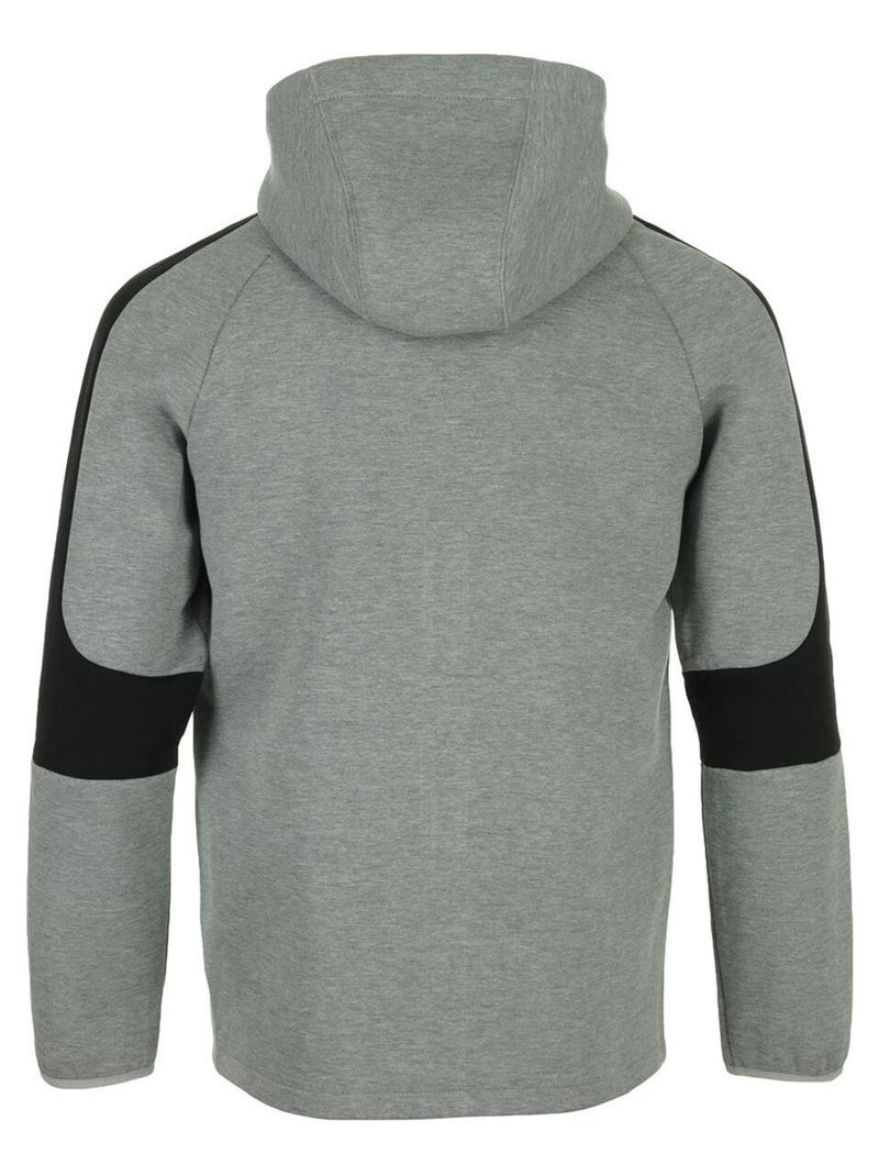 Sweat Evostripe Core Fz Hoody Gris Noir - Kiabi