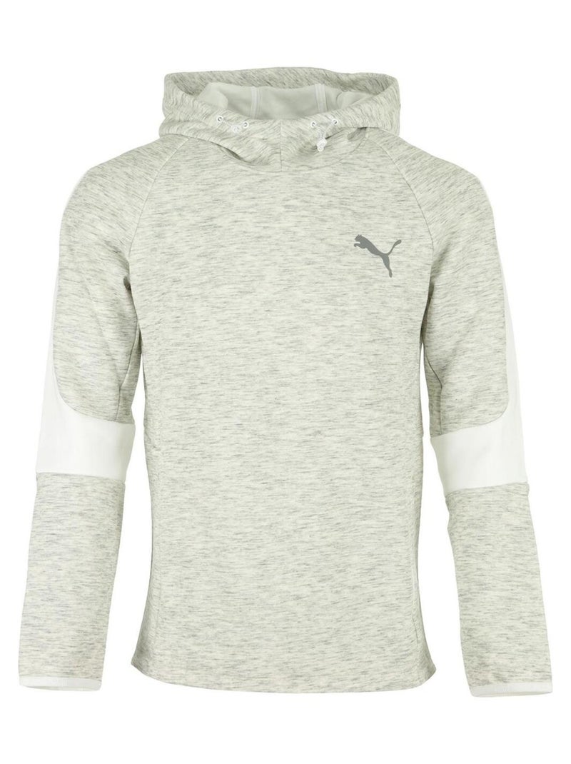 Sweat Evostripe Hoodie Gris - Kiabi