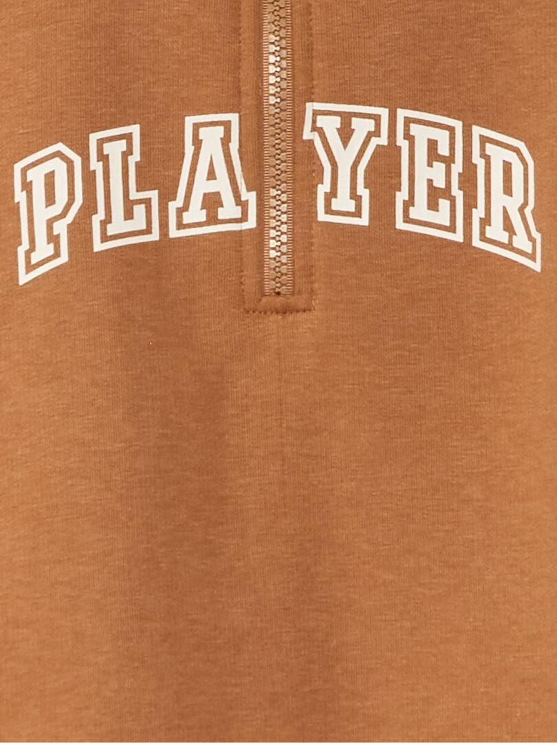 Sweat facile à enfiler Camel - Kiabi
