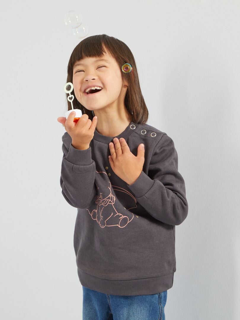 Sweat facile à enfiler 'Disney' Gris foncé - Kiabi