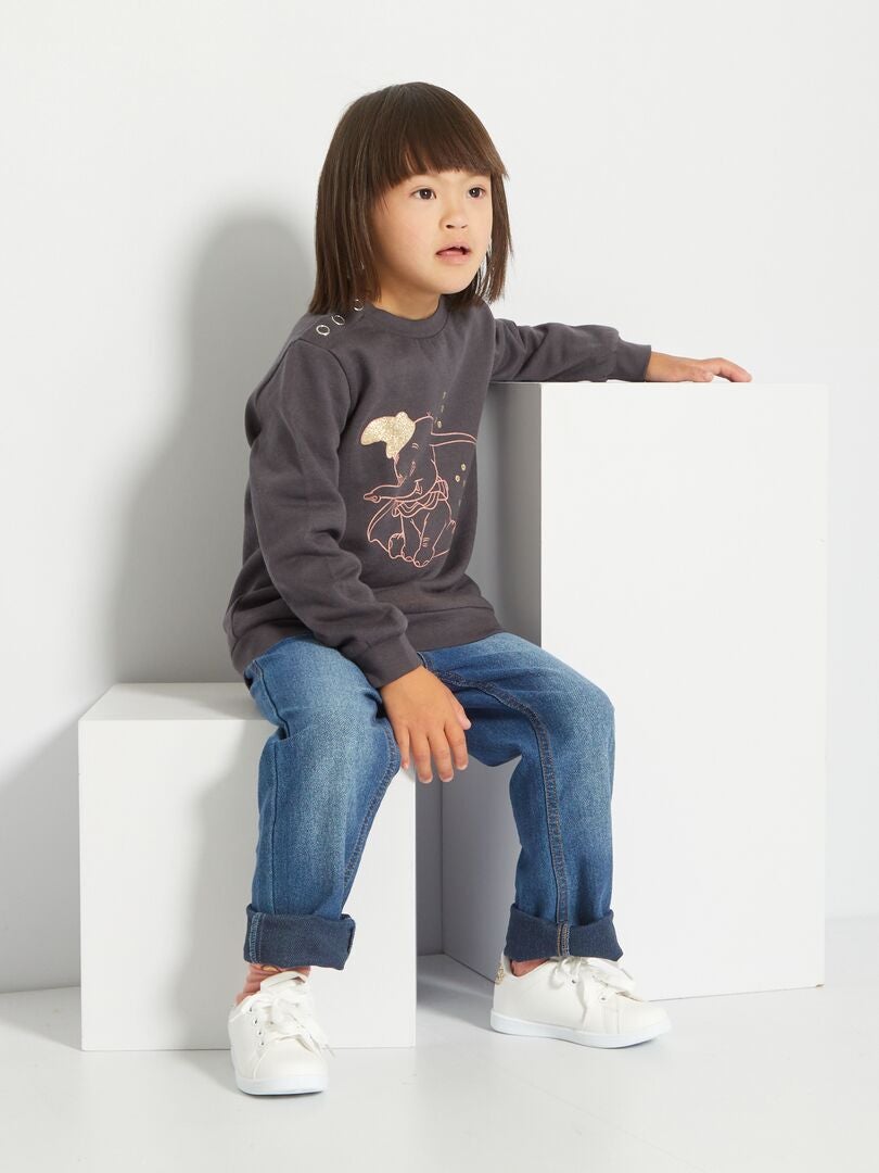 Sweat facile à enfiler 'Disney' Gris foncé - Kiabi