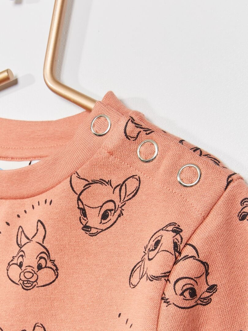 Sweat facile à enfiler 'Disney' Rose - Kiabi