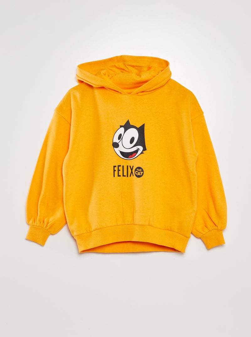 Sweat 'Felix the cat' Orange - Kiabi