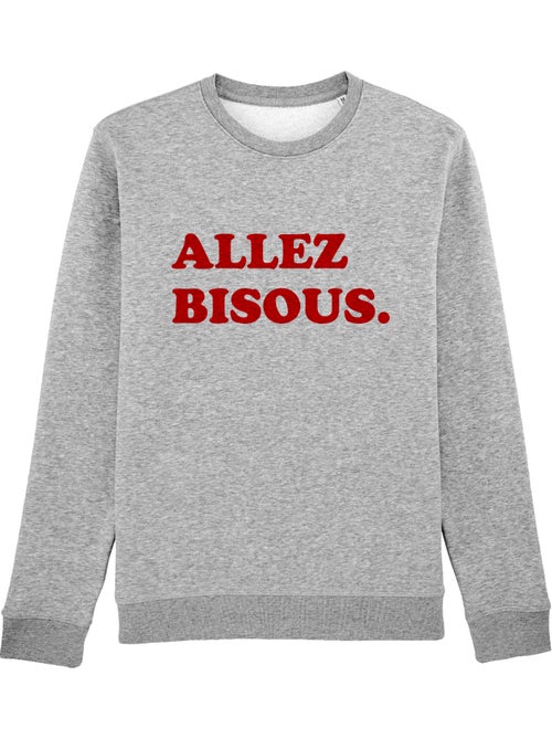 Sweat Femme - ALLEZ BISOUS - Kiabi